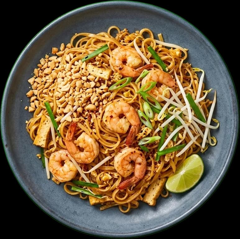 Shrimp pad thai
